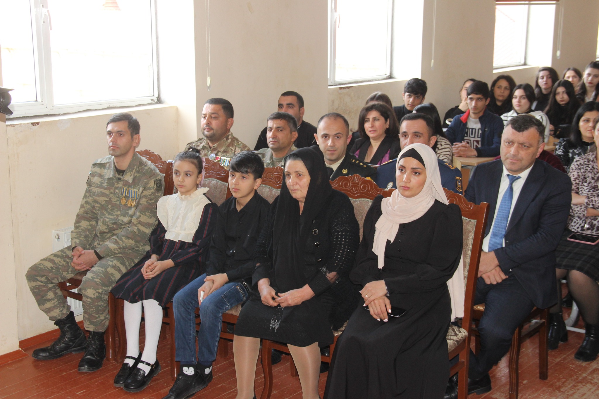 Kollecdə Şəhid Nurlan Rəhimova həsr olunmuş”Bir şərəfli ömür səhifəsi” adlı tədbir