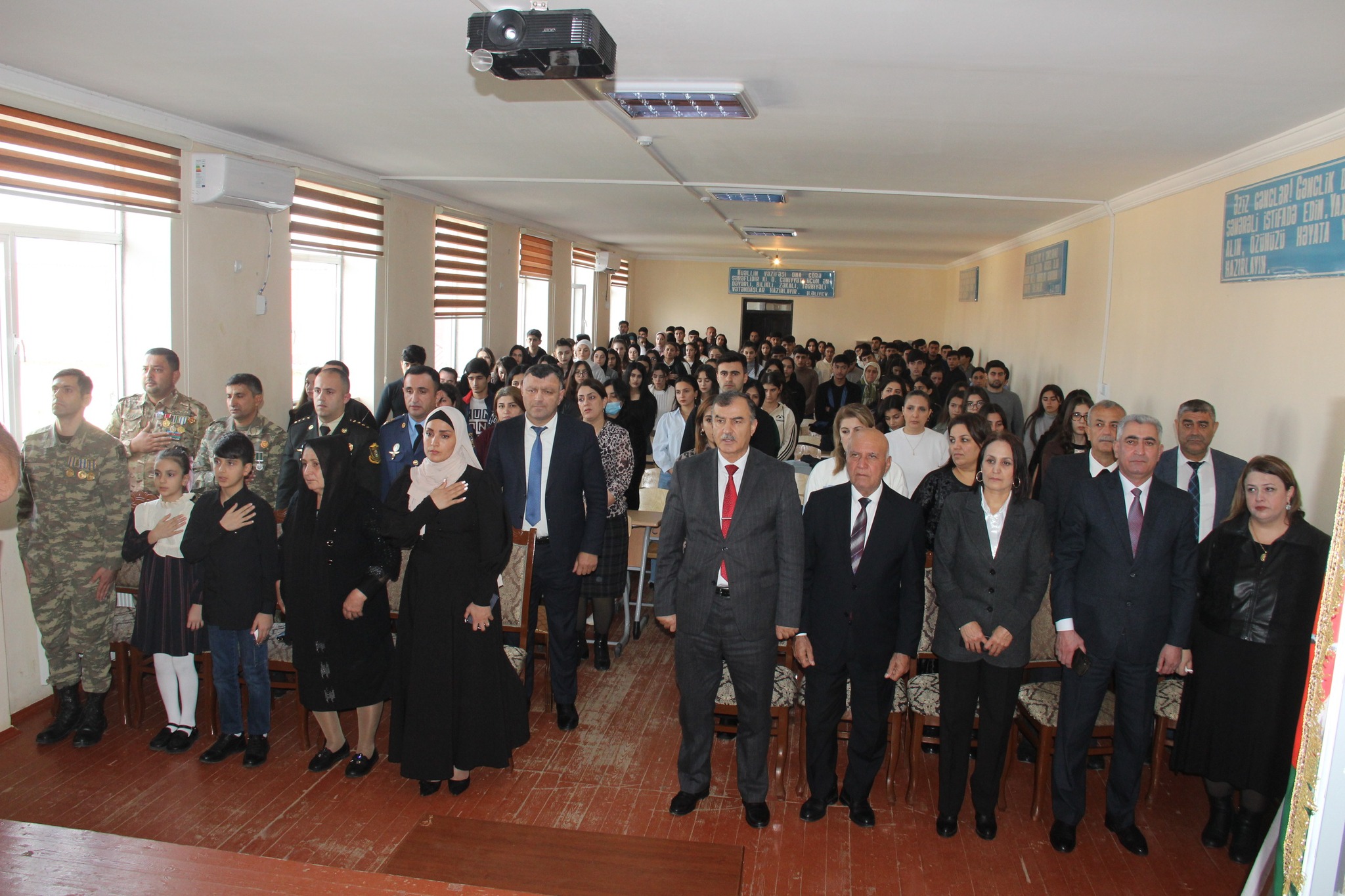 Kollecdə Şəhid Nurlan Rəhimova həsr olunmuş”Bir şərəfli ömür səhifəsi” adlı tədbir