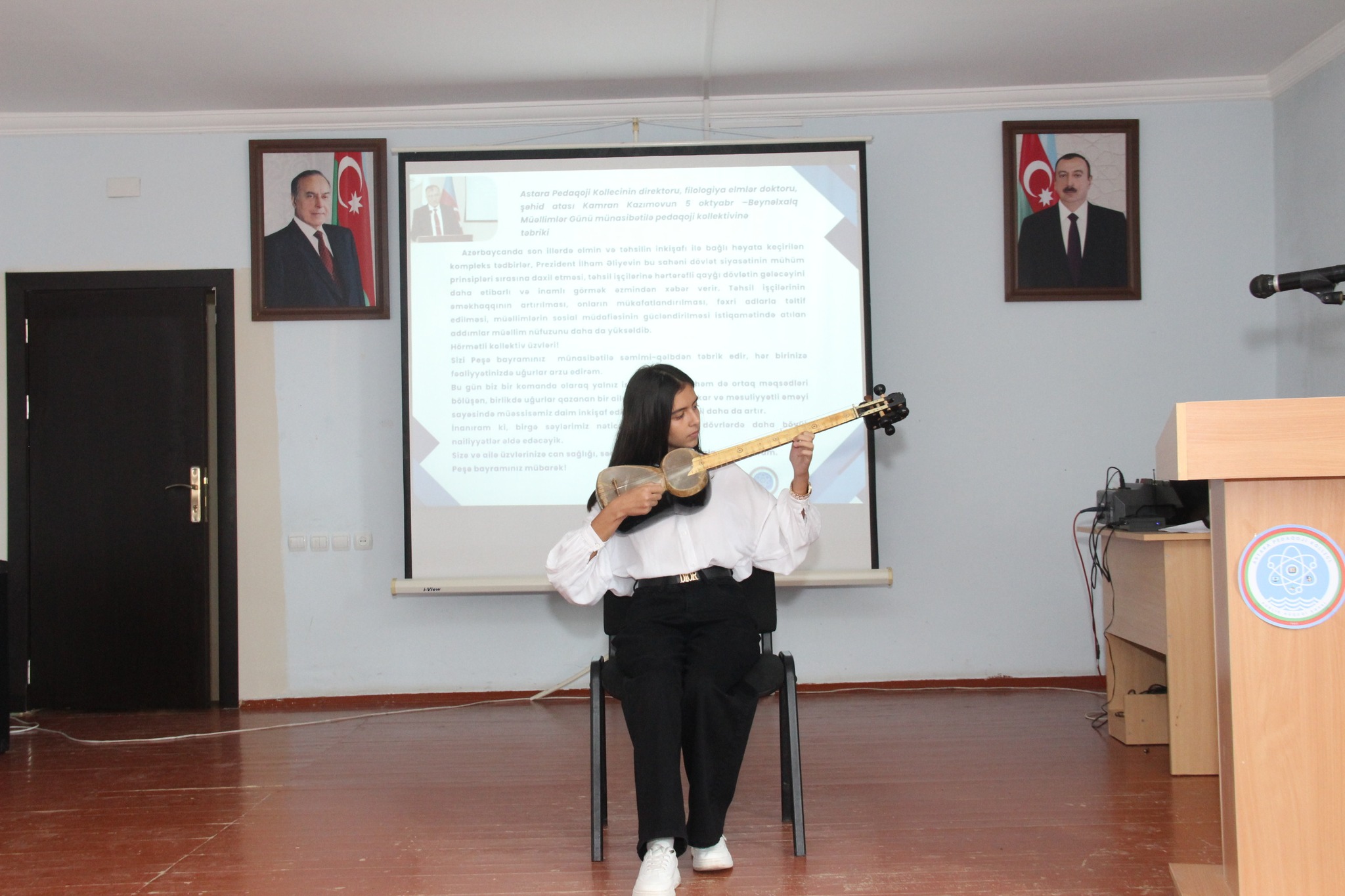 Astara Pedaqoji Kollecində 5 oktyabr Beynəlxalq Müəllimlər Günü münasibətilə tədbir